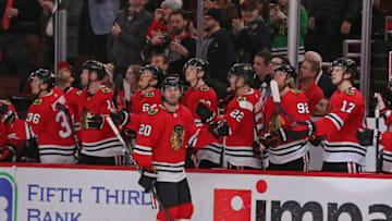 Chicago Blackhawks, Brandon Saad #20 Mandatory Credit: Dennis Wierzbicki-USA TODAY Sports