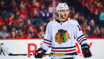 Alex DeBrincat #12, Chicago Blackhawks Mandatory Credit: Sergei Belski-USA TODAY Sports