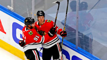 Chicago Blackhawks, Olli Maatta, Drake Cagguila Mandatory Credit: Perry Nelson-USA TODAY Sports