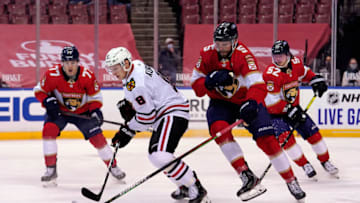 Chicago Blackhawks, Dominik Kubalik #8 Mandatory Credit: Jasen Vinlove-USA TODAY Sports