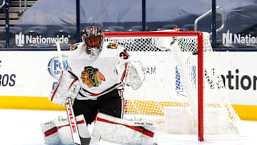Malcolm Subban #30, Chicago Blackhawks Mandatory Credit: Russell LaBounty-USA TODAY Sports