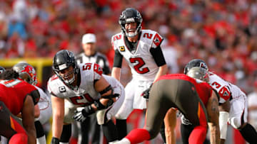 TAMPA, FLORIDA - DECEMBER 29: Matt Ryan #2 of the Atlanta Falcons in action against the Tampa Bay Buccaneers at Raymond James Stadium on December 29, 2019 in Tampa, Florida. (Photo by Michael Reaves/Getty Images)