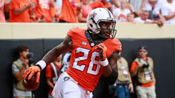 STILLWATER, OK - SEPTEMBER 17 : Wide receiver James Washington