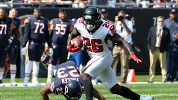 CHICAGO, IL - SEPTEMBER 10: Tevin Coleman (Photo by David Banks/Getty Images)
