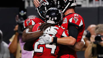 ATLANTA, GA - SEPTEMBER 17: Devonta Freeman