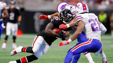 ATLANTA, GA - OCTOBER 01: Tevin Coleman