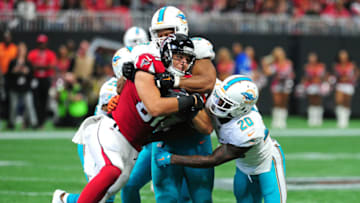 ATLANTA, GA - OCTOBER 15: Austin Hooper (Photo by Scott Cunningham/Getty Images)