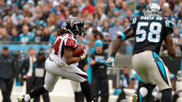CHARLOTTE, NC - DECEMBER 24: Devonta Freeman (Photo by Grant Halverson/Getty Images)
