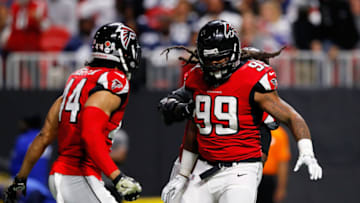 ATLANTA, GA - NOVEMBER 12: Adrian Clayborn