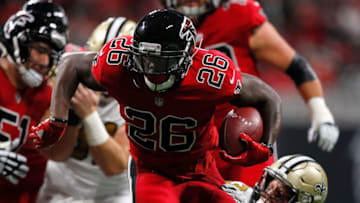 ATLANTA, GA - DECEMBER 07: Tevin Coleman