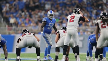 DETROIT, MI - SEPTEMBER 024: Tahir Whitehead #59 of the Detroit Lions during the game against the Atlanta Falcons at Ford Field on September 024, 2017 in Detroit, Michigan. (Photo by Rey Del Rio/Getty Images)