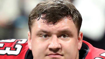 Atlanta Falcons NFL guard Chris Lindstrom
