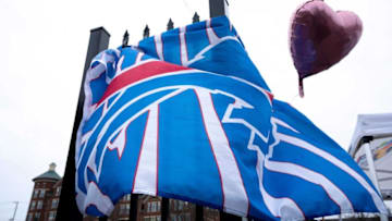 A view of items placed outside of the University of Cincinnati Medical Center for Buffalo Bills safety Damar Hamlin on Tuesday, Jan. 3, 2023, in Cincinnati. Hamlin is currently at the University of Cincinnati Medical Center in critical condition after an injury sustained during the NFL football game against the Cincinnati Bengals on Monday night.Prayer Service For Bills Damar Hamlin