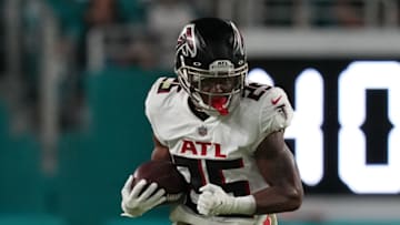 Atlanta Falcons running back Javian Hawkins (25) Mandatory Credit: Jasen Vinlove-USA TODAY Sports