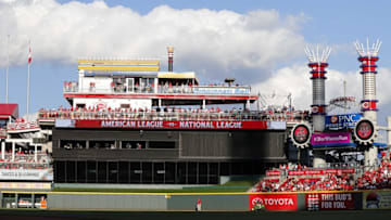 Jul 14, 2015; Cincinnati, OH, USA; General view of Great American Ball Park prior to the 2015 MLB All Star Game. Mandatory Credit: Rick Osentoski-USA TODAY Sports