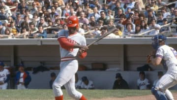 NEW YORK - CIRCA 1975: George Foster #15 of the Cincinnati Reds (Photo by Focus on Sport/Getty Images)