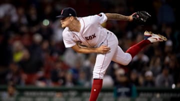 BOSTON, MA - MAY 19: Tanner Houck #89 of the Boston Red Sox delivers during the fifth inning of a game against the Seattle Mariners on May 19, 2022 at Fenway Park in Boston, Massachusetts. (Photo by Maddie Malhotra/Boston Red Sox/Getty Images)
