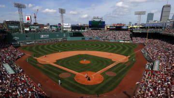 BOSTON, MASSACHUSETTS - JUNE 27: A general view of the game between the Boston Red Sox and the New York Yankees at Fenway Park on June 27, 2021 in Boston, Massachusetts. (Photo by Maddie Meyer/Getty Images)