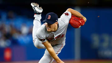 TORONTO, ON - APRIL 26: Nick Pivetta #37 of the Boston Red Sox delivers a pitch during a MLB game against the Toronto Blue Jays at Rogers Centre on April 26, 2022 in Toronto, Ontario, Canada. (Photo by Vaughn Ridley/Getty Images)