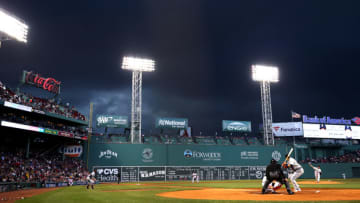 BOSTON, MA - June 5: Steven Wright #35 of the Boston Red Sox pitches against the Detroit Tigers during the second inning at Fenway Park on June 5, 2018 in Boston, Massachusetts. (Photo by Maddie Meyer/Getty Images)