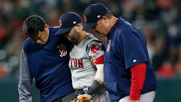 BALTIMORE, MD - APRIL 21: Dustin Pedroia