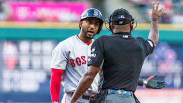 CLEVELAND, OH - AUGUST 23: Eduardo Nunez