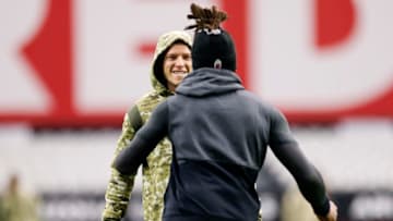 (Douglas DeFelice-USA TODAY Sports) Christian McCaffrey and Cam Newton