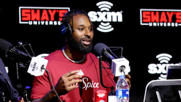 MIAMI, FLORIDA - JANUARY 30: NFL player, Jarvis Landry of the Cleveland Browns speaks onstage during day 2 of SiriusXM at Super Bowl LIV on January 30, 2020 in Miami, Florida. (Photo by Cindy Ord/Getty Images for SiriusXM )