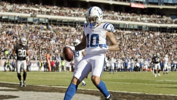 OAKLAND, CA - DECEMBER 24: Wide receiver Donte Moncrief (Photo by Brian Bahr/Getty Image