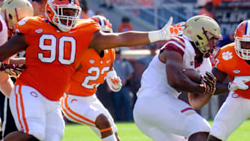 CLEMSON, SC - SEPTEMBER 23: Defensive tackle Dexter Lawrence