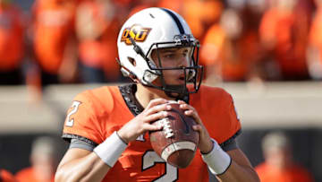 STILLWATER, OK - SEPTEMBER 3 : Quarterback Mason Rudolph