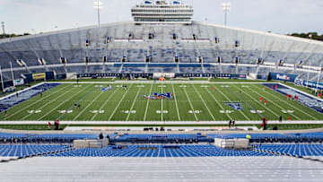 MEMPHIS, TN - OCTOBER 17: Liberty Bowl Memorial Stadium before a game between the Ole Miss Rebels and the Memphis Tigers on October 17, 2015 in Memphis, Tennessee. (Photo by Wesley Hitt/Getty Images)