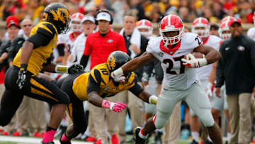 COLUMBIA, MO - OCTOBER 11: Nick Chubb