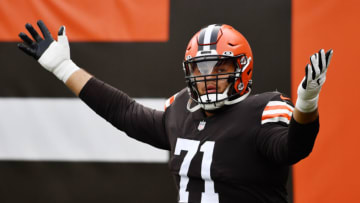 Browns, Jedrick Wills. Mandatory Credit: Ken Blaze-USA TODAY Sports
