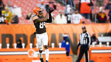 Browns, Ja'Marcus Bradley. Mandatory Credit: Scott Galvin-USA TODAY Sports