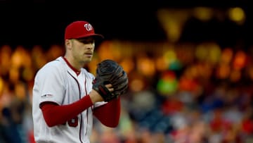 WASHINGTON, DC - MAY 15: Patrick Corbin #46 of the Washington Nationals pitches during the third inning against the New York Mets at Nationals Park on May 15, 2019 in Washington, DC. (Photo by Will Newton/Getty Images)