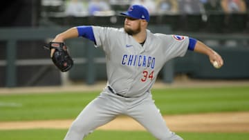 Jon Lester #34 of the Chicago Cubs pitches against the Chicago White Sox on September 26, 2020 at Guaranteed Rate Field in Chicago, Illinois. (Photo by Ron Vesely/Getty Images)