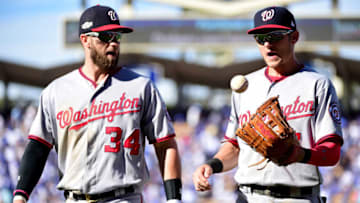 LOS ANGELES, CA - OCTOBER 10: Bryce Harper