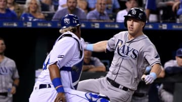 KANSAS CITY, MO - AUGUST 28: Corey Dickerson