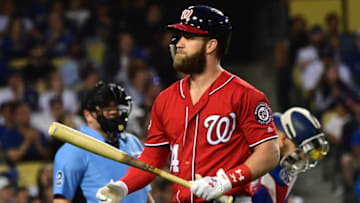 LOS ANGELES, CA - APRIL 21: Bryce Harper