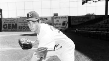 Sandy Koufax, Los Angeles Dodgers, (Photo by Kidwiler Collection/Diamond Images/Getty Images)