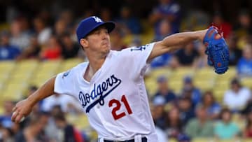 LOS ANGELES, CA - JUNE 08: Walker Buehler #21 of the Los Angeles Dodgers pitches in the first inning of the game against the Atlanta Braves at Dodger Stadium on June 8, 2018 in Los Angeles, California. (Photo by Jayne Kamin-Oncea/Getty Images)