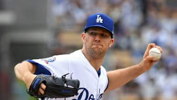 LOS ANGELES, CA - JUNE 16: Alex Wood #57 of the Los Angeles Dodgers pitches in the first inning of the game against the San Francisco Giants at Dodger Stadium on June 16, 2018 in Los Angeles, California. (Photo by Jayne Kamin-Oncea/Getty Images)