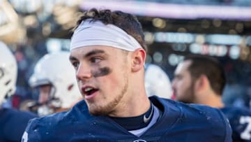 STATE COLLEGE, PA - NOVEMBER 10: Trace McSorley #9 of the Penn State Nittany Lions looks on after the game against the Wisconsin Badgers at Beaver Stadium on November 10, 2018 in State College, Pennsylvania. (Photo by Scott Taetsch/Getty Images)