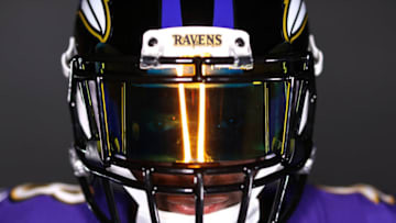 OWINGS MILLS, MARYLAND - JUNE 10: Patrick Onwuasor #48 of the Baltimore Ravens poses for a photo at the Under Armour Performance Center on June 10, 2019 in Owings Mills, Maryland. (Photo by Rob Carr/Getty Images)