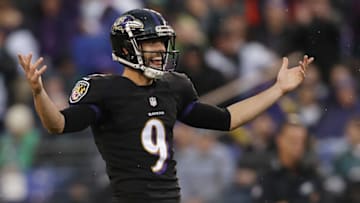 BALTIMORE, MD - DECEMBER 18: Kicker Justin Tucker