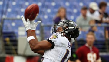 BALTIMORE, MD - AUGUST 10: Wide receiver Keenan Reynolds