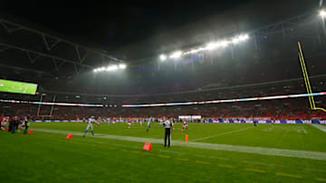 LONDON, ENGLAND - NOVEMBER 01: A general view during the NFL game between Kansas City Chiefs and Detroit Lions at Wembley Stadium on November 01, 2015 in London, England. (Photo by Alan Crowhurst/Getty Images)