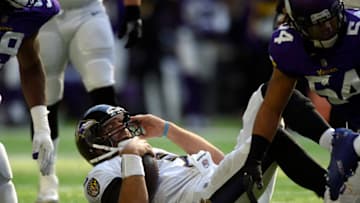 MINNEAPOLIS, MN - OCTOBER 22: Joe Flacco