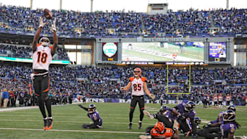 BALTIMORE, MD - NOVEMBER 10: Wide receiver A.J. Green